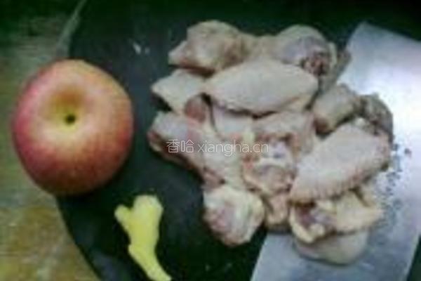 苹果烧鸡腿的做法图解2