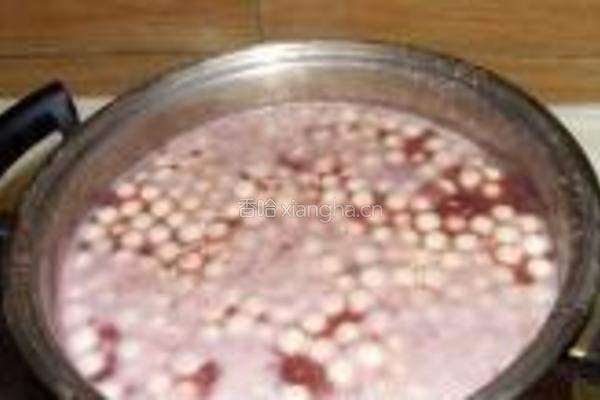 桂花赤豆酒酿元宵的做法图解6
