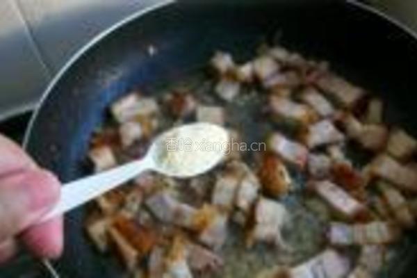 芹菜炒烧肉的做法图解3