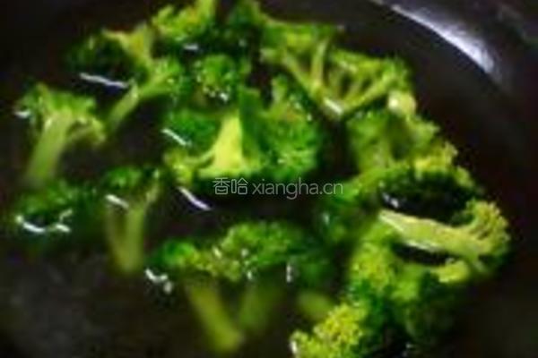 香菇西兰花的做法图解4