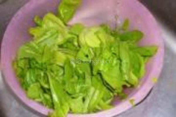 炒青菜的做法图解2