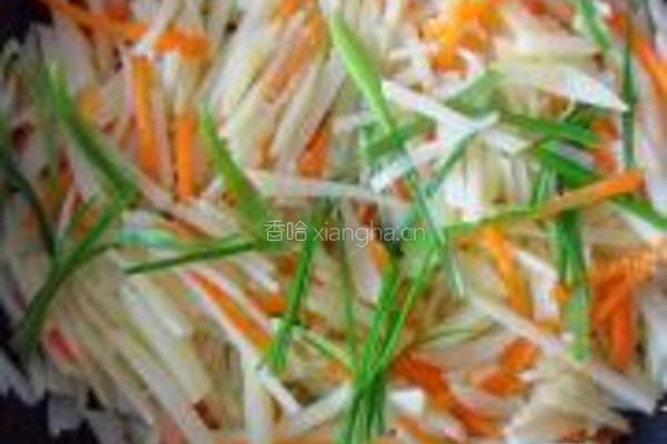葱油土豆丝的做法图解11