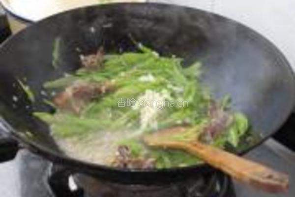 蒜蓉芸豆丝烩烤鸭的做法图解8