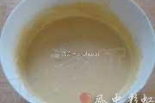 黄金冰皮月饼的做法图解2