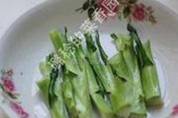 鲍鱼汁浸时蔬的做法图解4