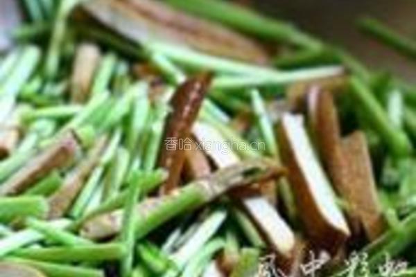 藜蒿香干的做法图解4