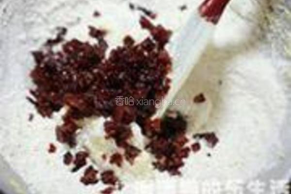 蔓越莓手切饼干的做法图解4