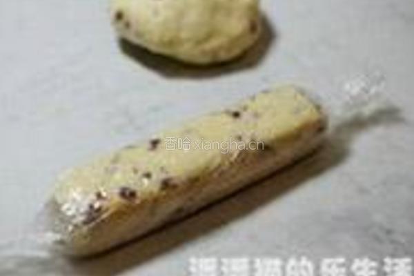 蔓越莓手切饼干的做法图解5