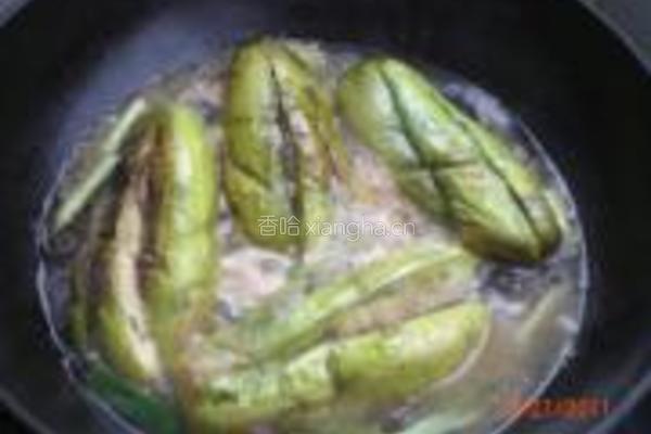 茄子夹肉馅的做法图解7