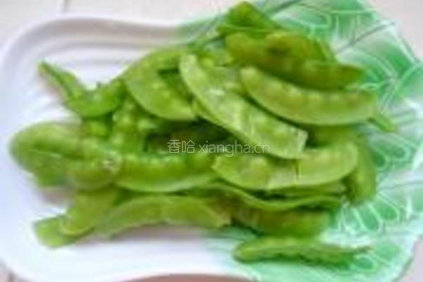 荷兰豆炒肉丝的做法图解2