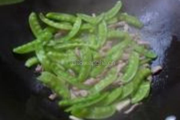 荷兰豆炒肉丝的做法图解7
