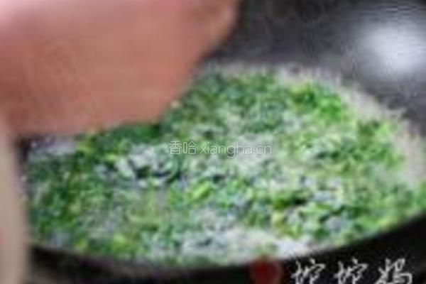 米粉糊茼蒿的做法图解7