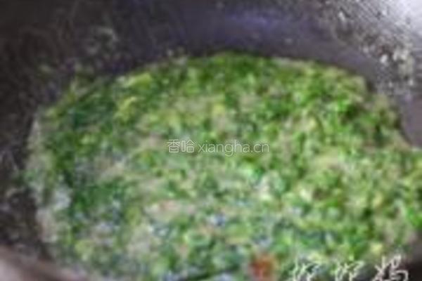 米粉糊茼蒿的做法图解8