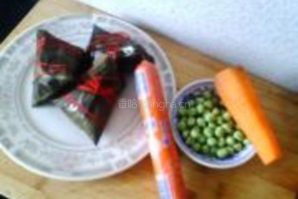 什锦浇汁粽子的做法图解1