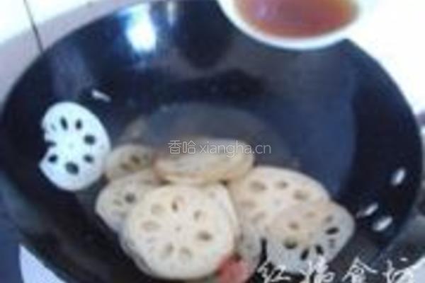银荷莲藕炒豆芽的做法图解4