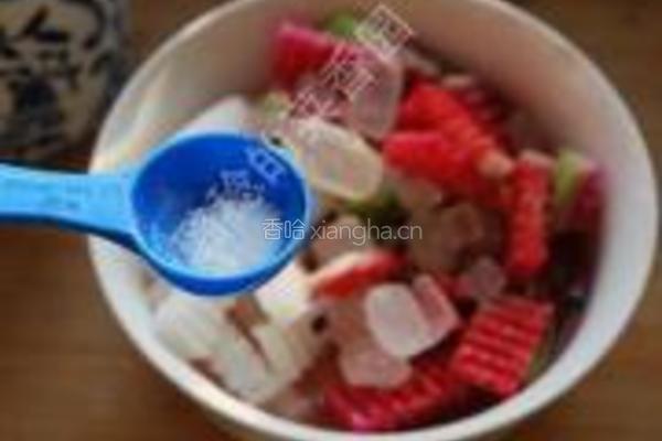 糖醋腌萝卜条的做法图解8