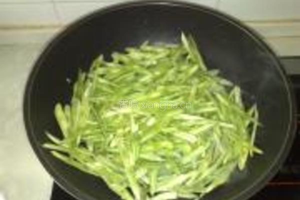 素炒芸豆丝的做法图解4
