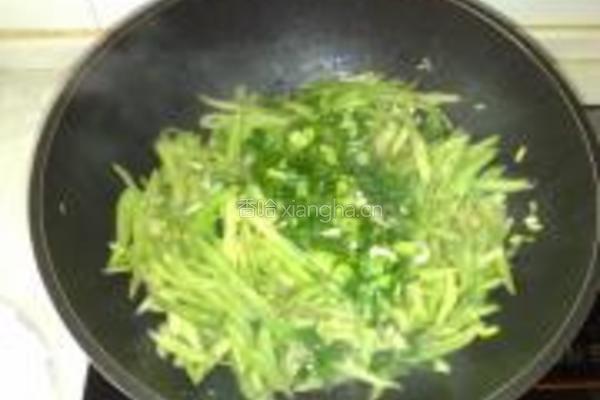 素炒芸豆丝的做法图解6