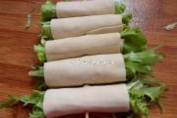 铁板豆皮卷的做法图解8
