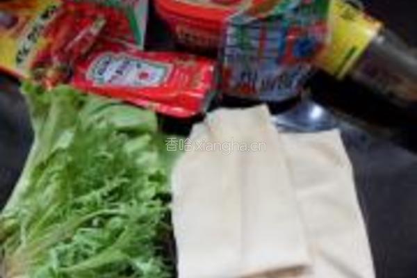 铁板豆皮卷的做法图解1