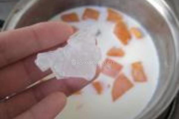 牛奶木瓜西米露的做法图解4