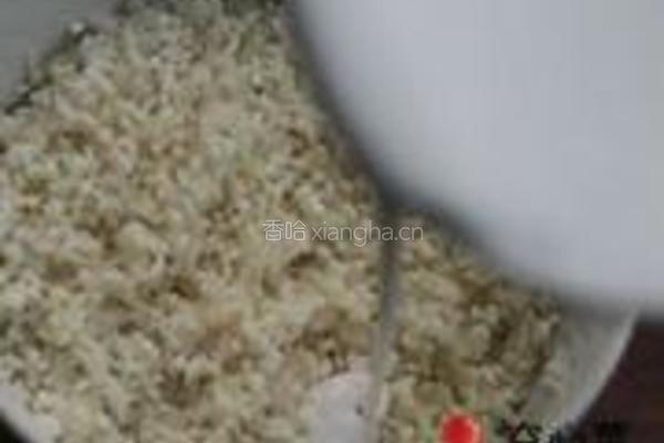 椰香芒果糯米饭的做法图解3