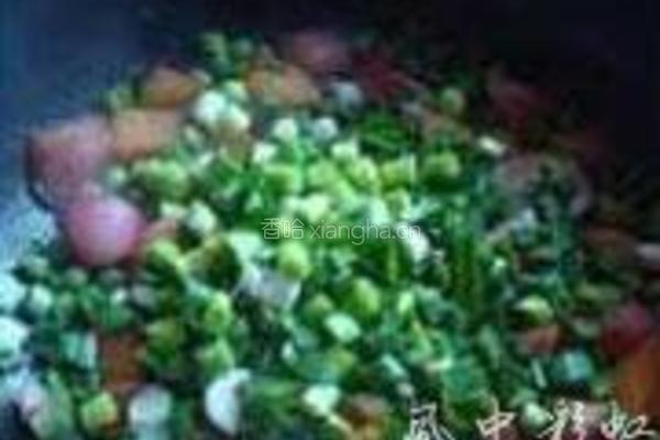 青蒜水萝卜的做法图解5