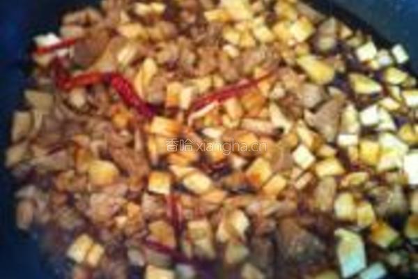 碎肉豆腐蒸的做法图解3