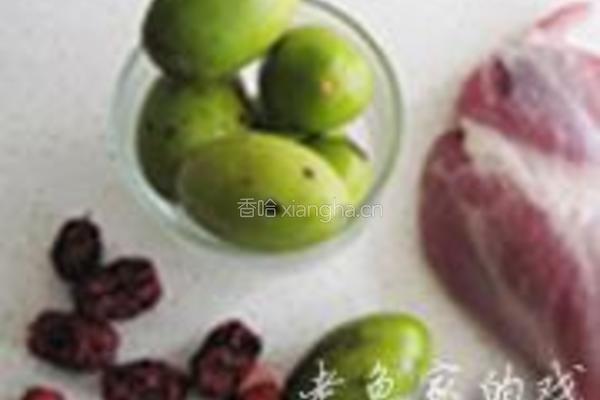橄榄猪展汤的做法图解1