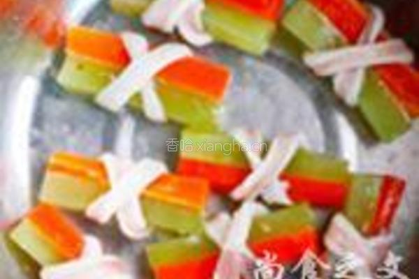 鱿鱼蔬菜卷的做法图解10