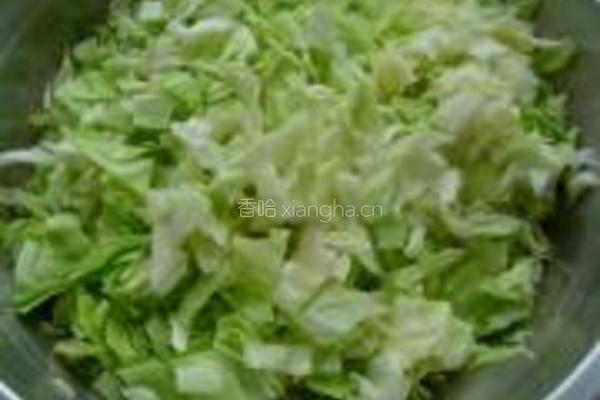 包菜蛋炒饭的做法图解1