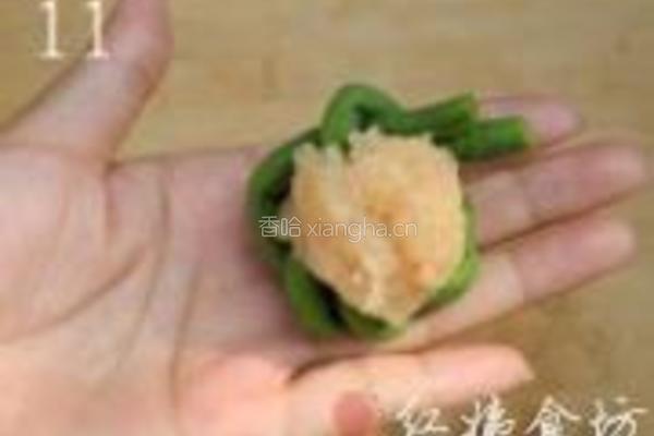鸡肉酿豆角的做法图解11