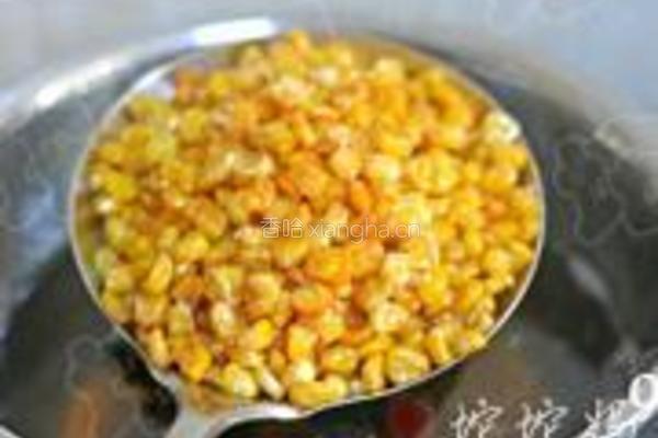 金沙玉米元宝虾的做法图解9