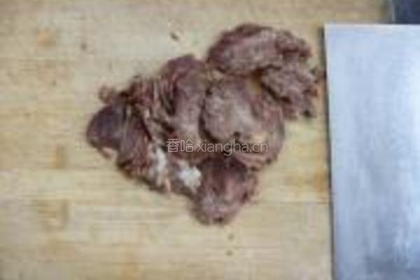 娃娃菜牛肉面的做法图解3