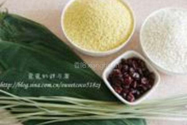 蔓越莓杂粮粽子的做法图解1