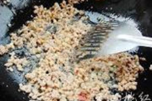 肉沫烤茄子的做法图解3