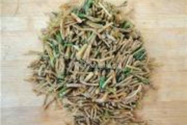 凉拌野生芦蒿的做法图解4