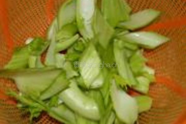 清炒芥菜的做法图解2