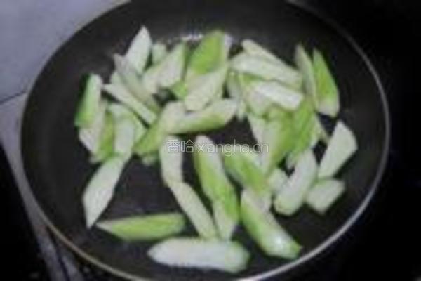 丝瓜炒毛豆籽的做法图解9