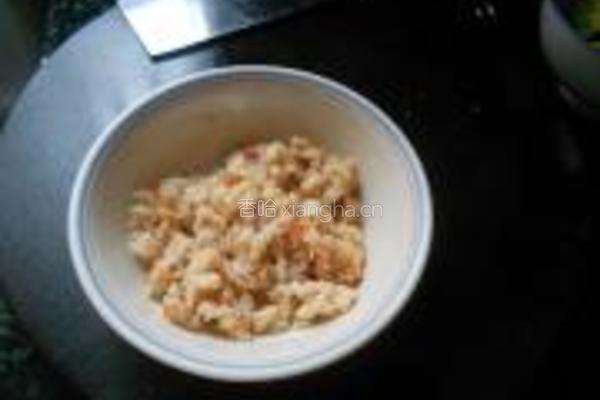 蟹肉炒饭的做法图解2