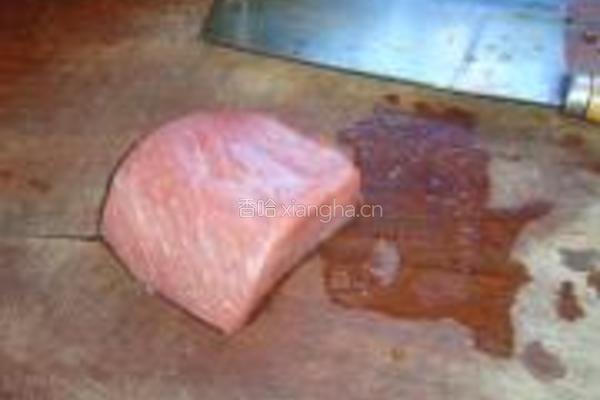 蜜汁黑胡椒猪肉脯的做法图解2