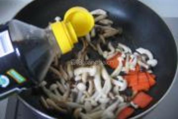 鲍汁烩双菇的做法图解8