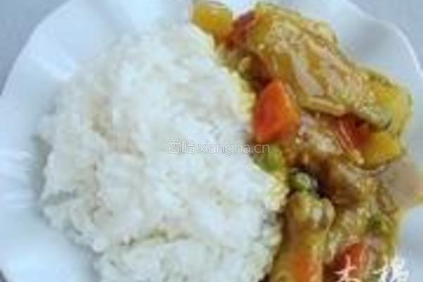 柚子酱咖喱鸡饭的做法图解8