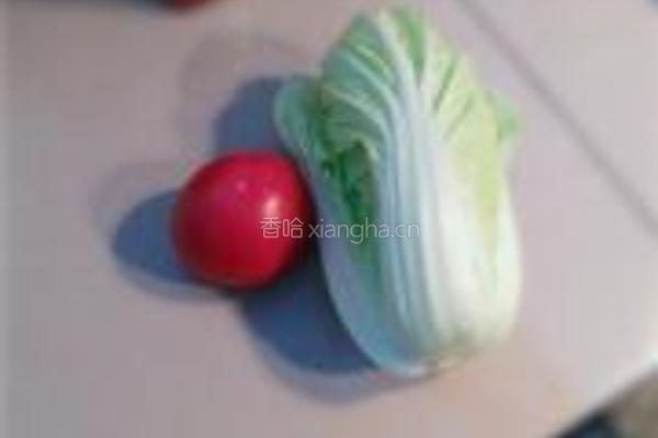茄汁娃娃菜的做法图解2