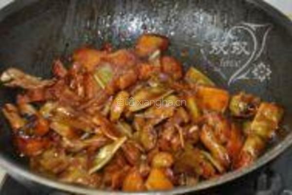 土豆炖油豆角的做法图解11