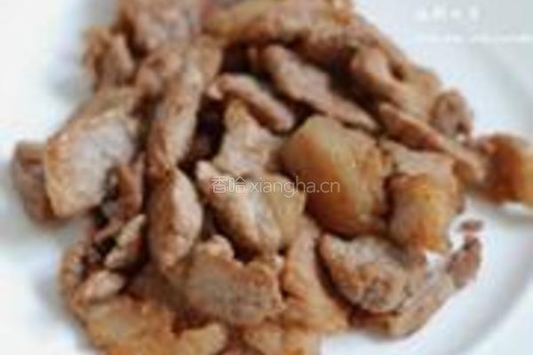黄秋葵炒肉的做法图解3