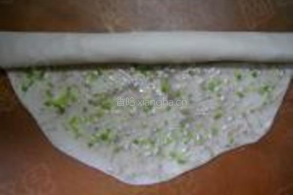 葱香酥油烧饼的做法图解8