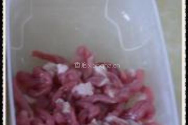东北肉丝炒面的做法图解2
