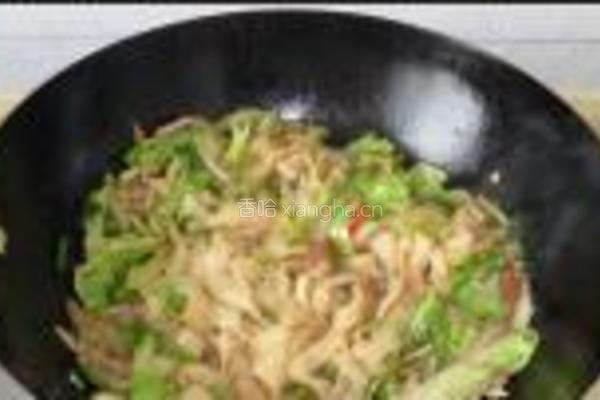 东北肉丝炒面的做法图解6