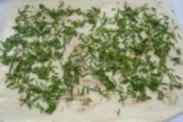 椒盐香葱花卷的做法图解5